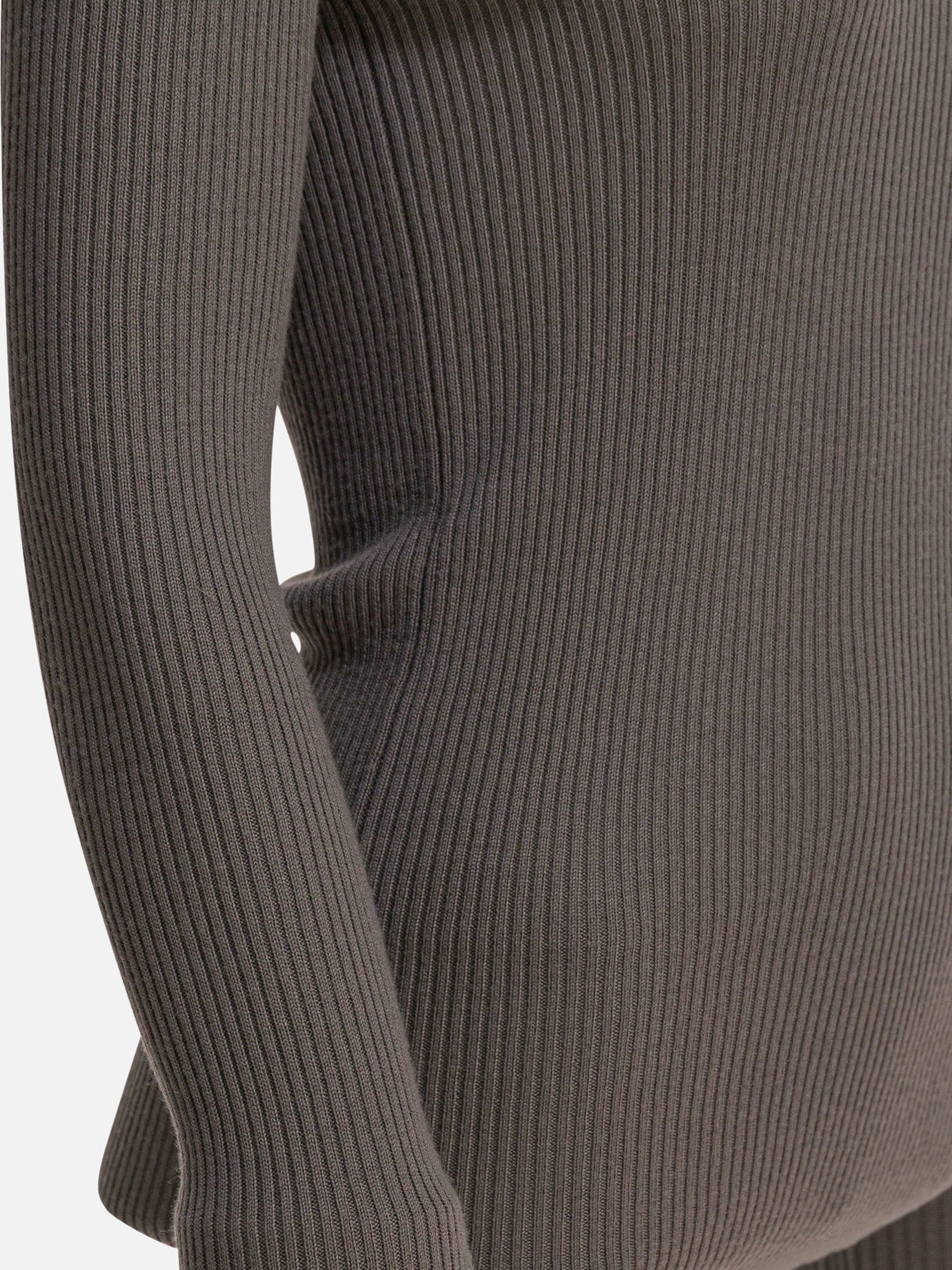 Rick Owens Maglione a coste 13659848_XS Grey thumbnail_4