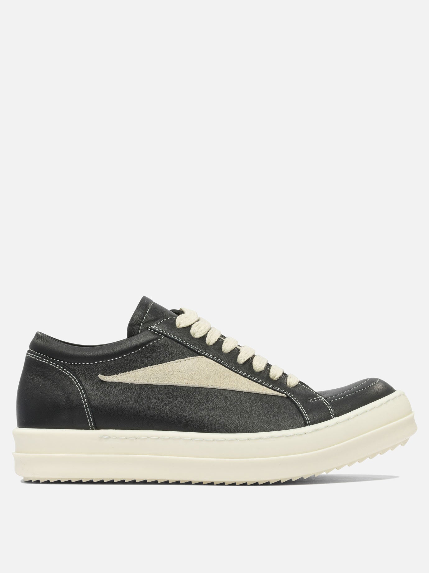 Rick Owens Sneaker in suede 10472651_37 Black thumbnail_1