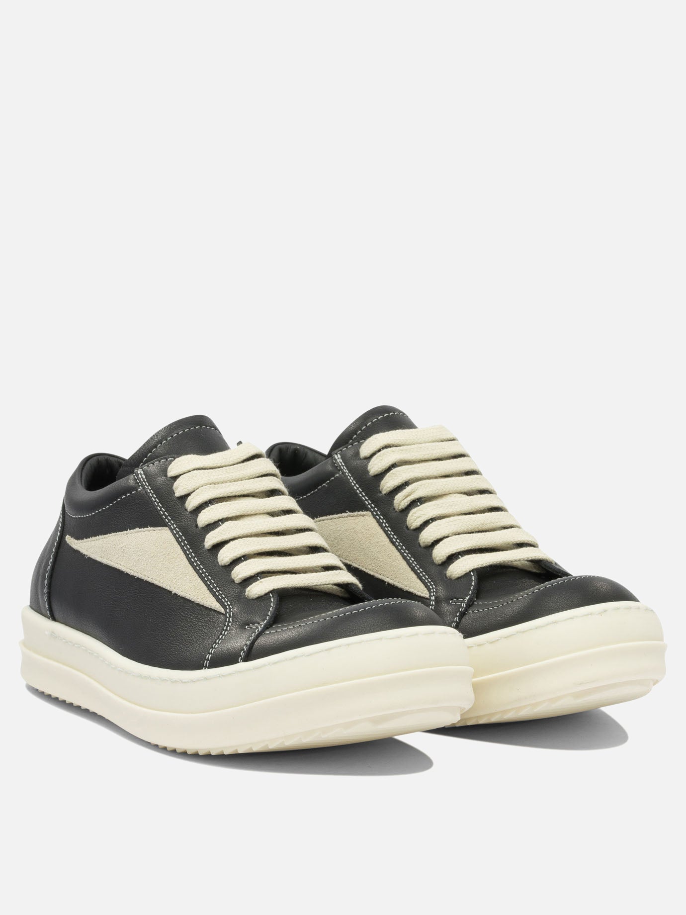 Rick Owens Sneaker in suede 10472651_37 Black thumbnail_2