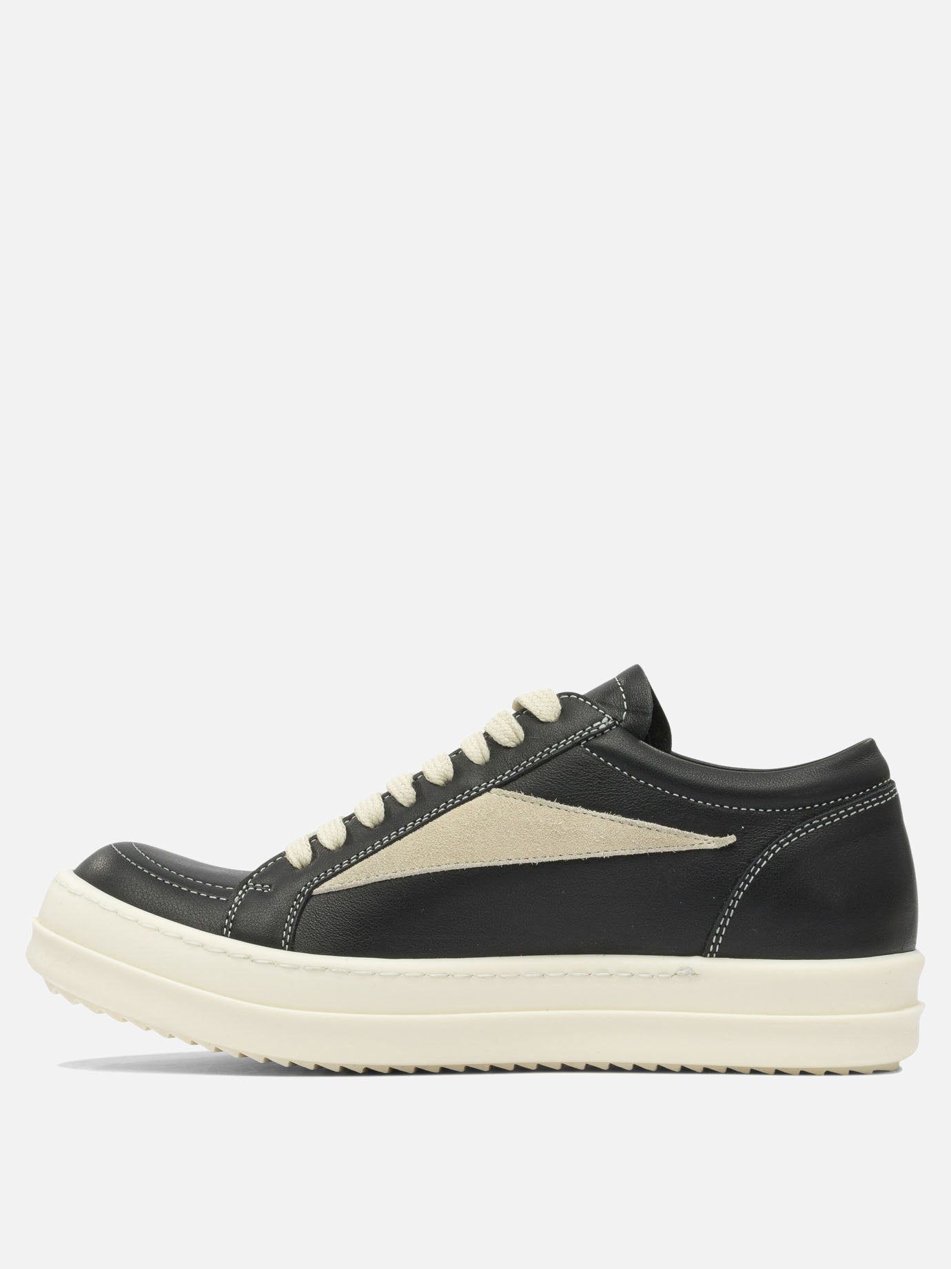 Rick Owens Sneaker in suede 10472651_37 Black thumbnail_3