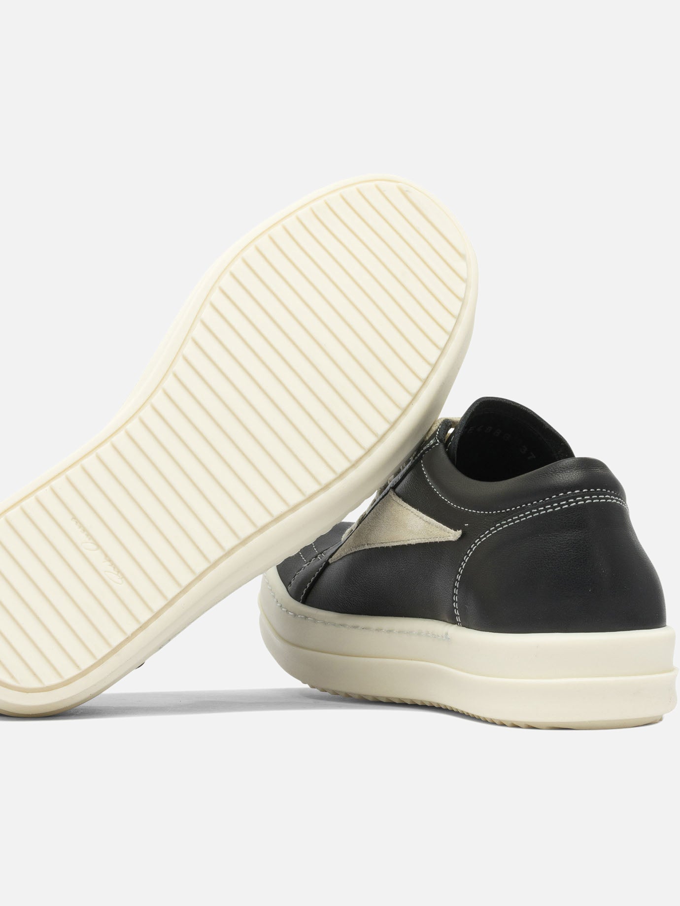 Rick Owens Sneaker in suede 10472651_37 Black thumbnail_5