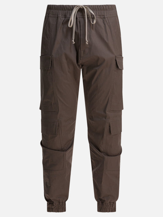 Cargo & parachute trousers Solid colour  Brown - Rick Owens Men | PLP | VIETTI Online Store 

