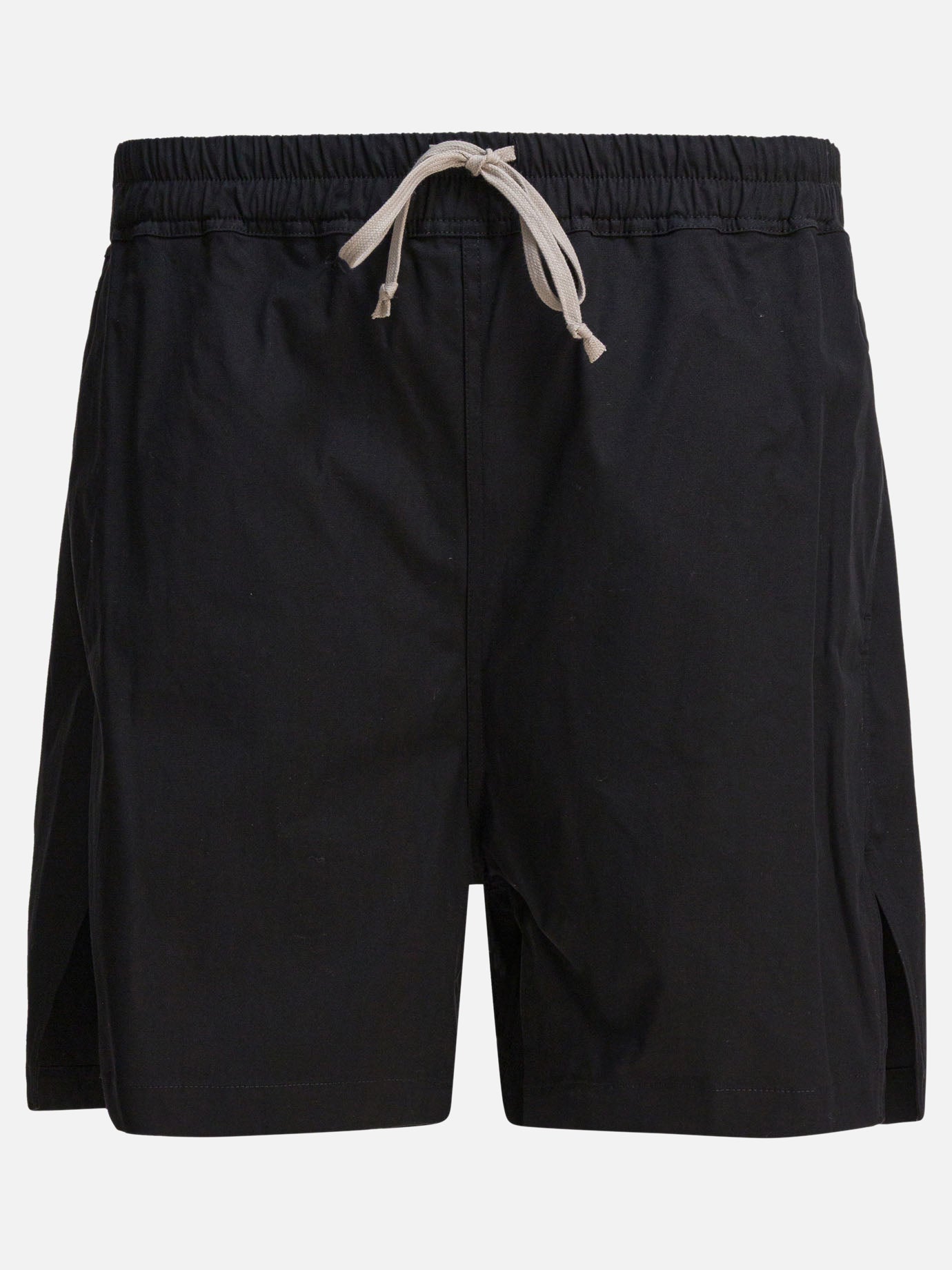Drawstring shorts Solid colour  Black - Rick Owens Men | PDP | VIETTI Online Store | thumbnail