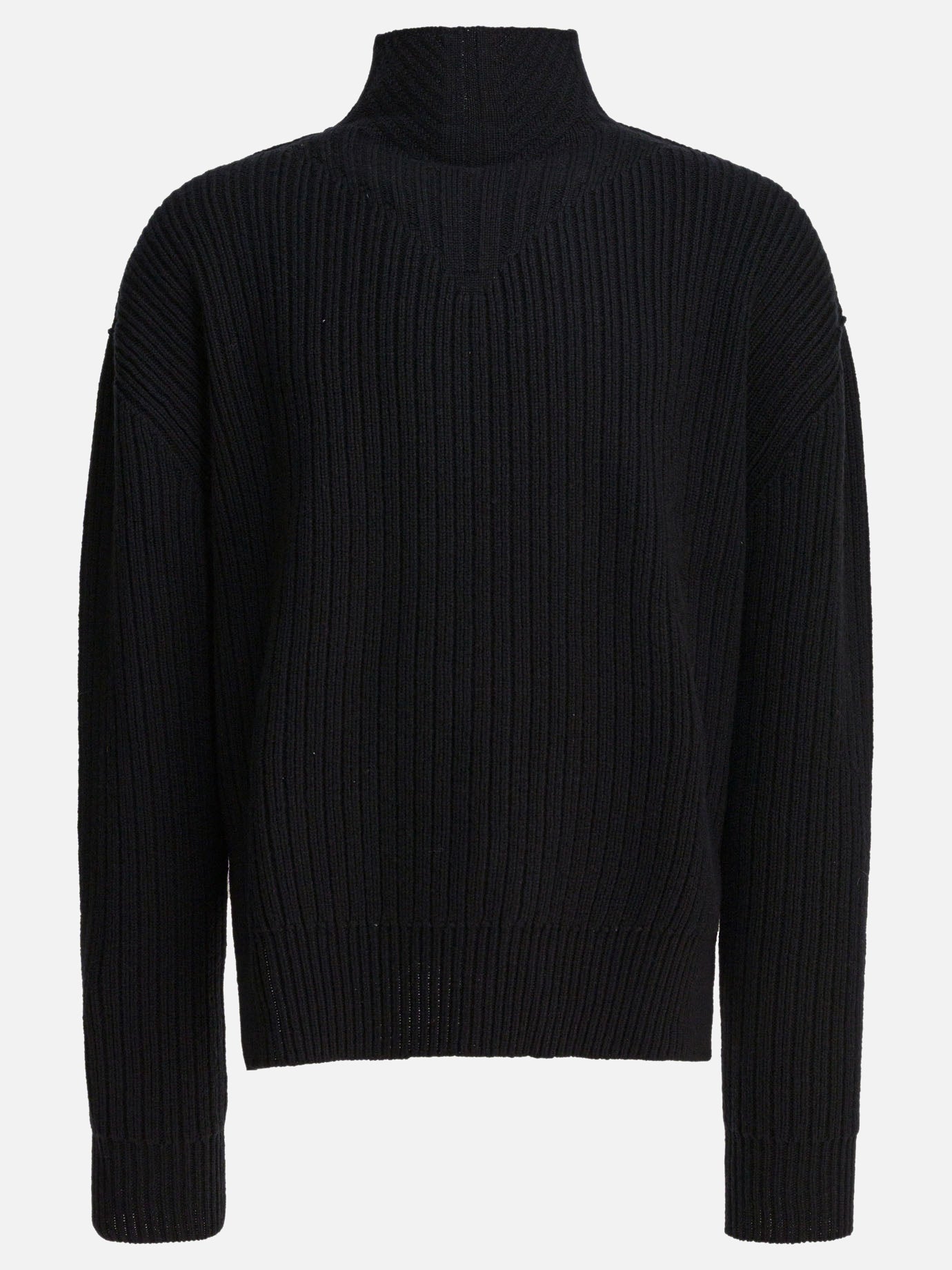 Rick Owens Turtleneck sweater 12472751_M Black thumbnail_1