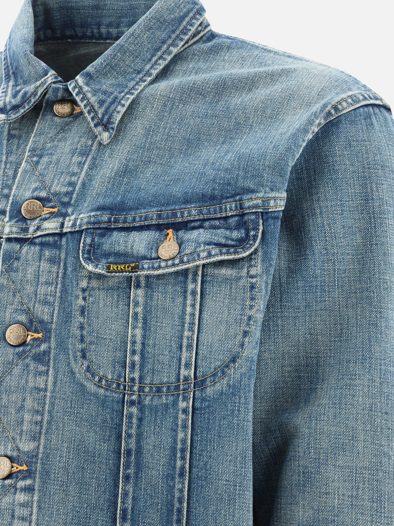 Giacche in denim Denim  Azzurro - RRL by Ralph Lauren Uomo | PDP | VIETTI Online Store | Zoom-Modal_4
