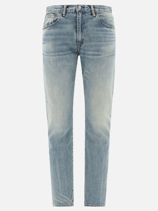 Jeans a gamba dritta Denim  Azzurro - RRL by Ralph Lauren Uomo | PDP | VIETTI Online Store 
