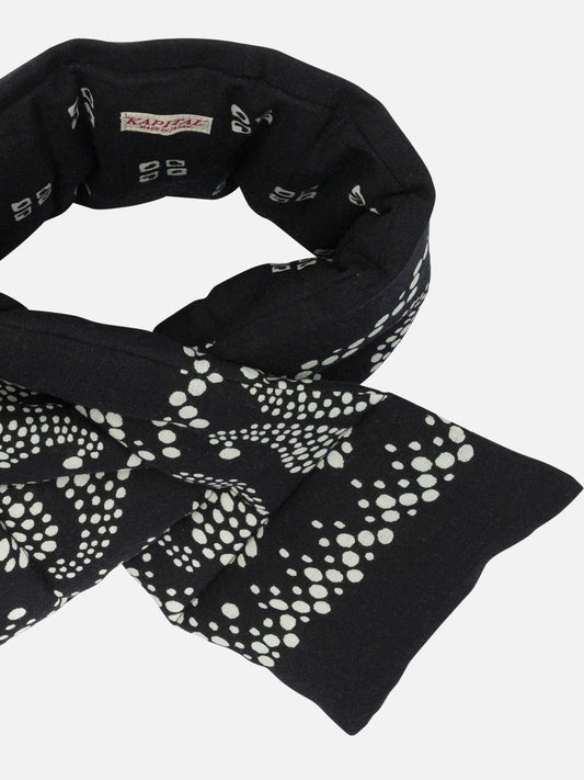 Classic scarves 70% rayon 30% cotton  Black - KAPITAL Men | PDP | VIETTI Online Store | 2
