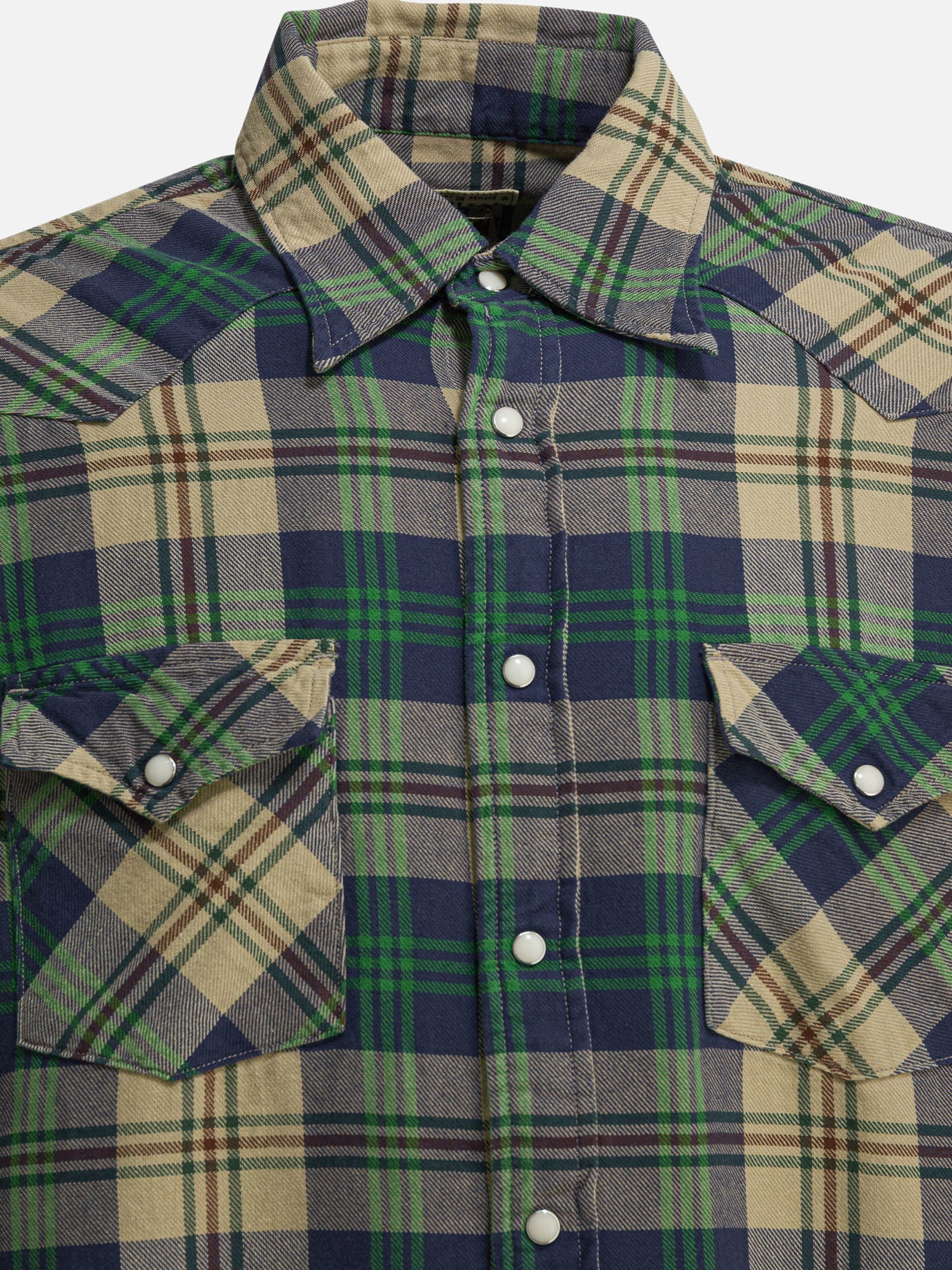 Casual shirts Check  Green - KAPITAL Men | PDP | VIETTI Online Store | thumbnail_3