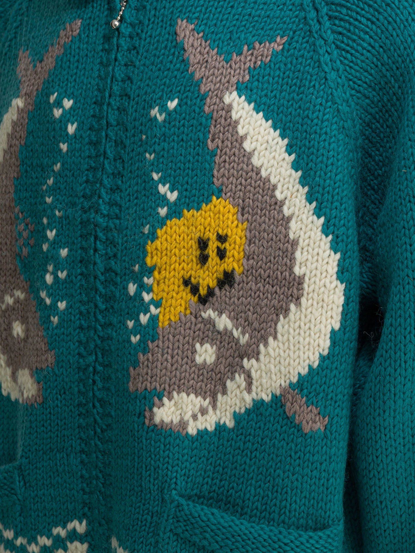 Zipped sweaters Graphics  Light blue - KAPITAL Men | PDP | VIETTI Online Store | thumbnail_4