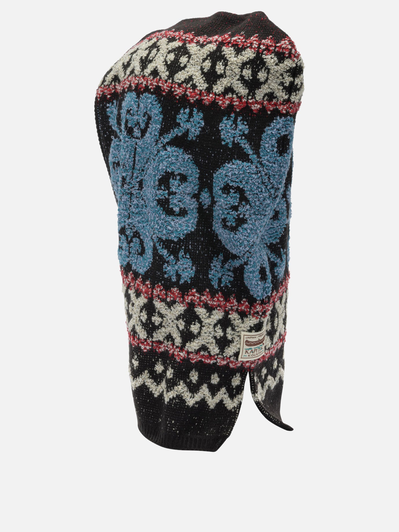 Balaclava 100% wool  Black - KAPITAL Men | PDP | VIETTI Online Store | thumbnail_3