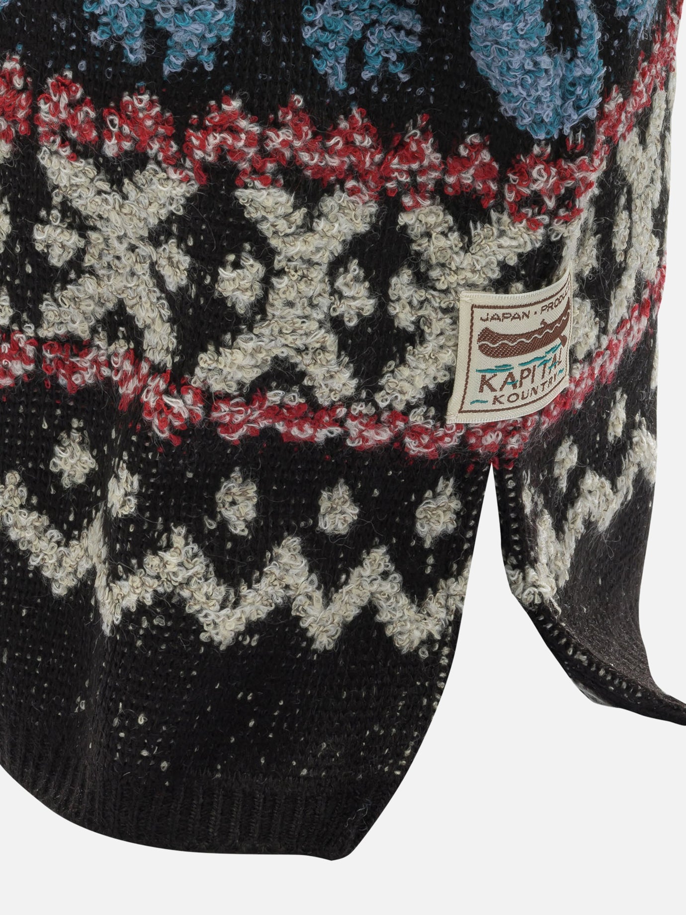 Balaclava 100% wool  Black - KAPITAL Men | PDP | VIETTI Online Store | thumbnail_4