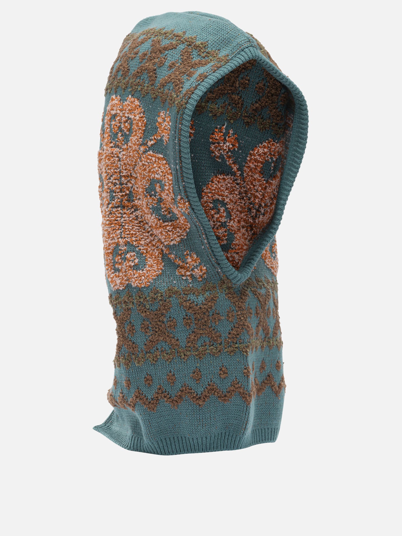 Balaclava 100% wool  Blue - KAPITAL Men | PDP | VIETTI Online Store | thumbnail_2