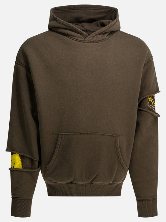 Hoodies Solid colour  Brown - KAPITAL Men | PLP | VIETTI Online Store 
