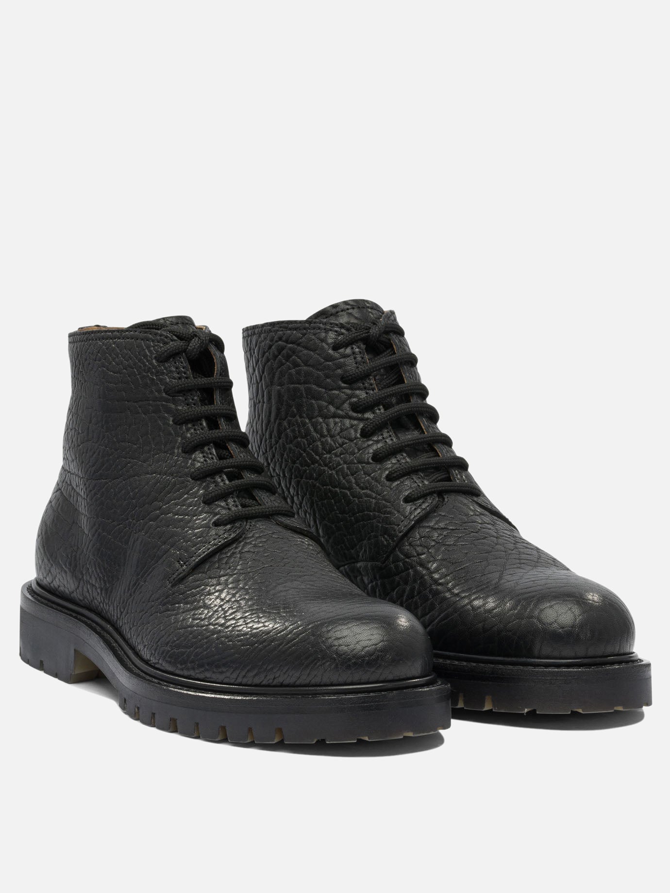 Lace-up boots 100% leather - 100% rubber  Black - Officine Creative Men | PDP | VIETTI Online Store | Zoom-Modal_2
