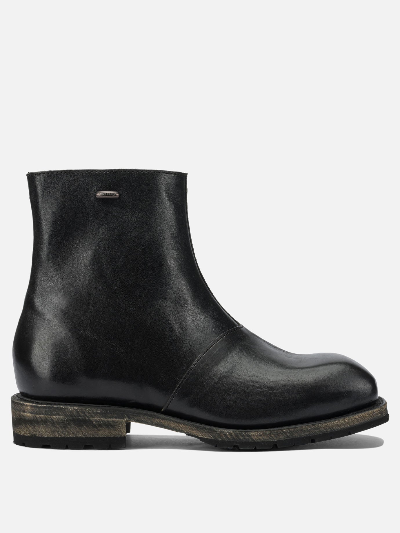 Zipped boots 100% calf leather - 100% rubber  Black - Our Legacy Men | PDP | VIETTI Online Store | Zoom-Modal
