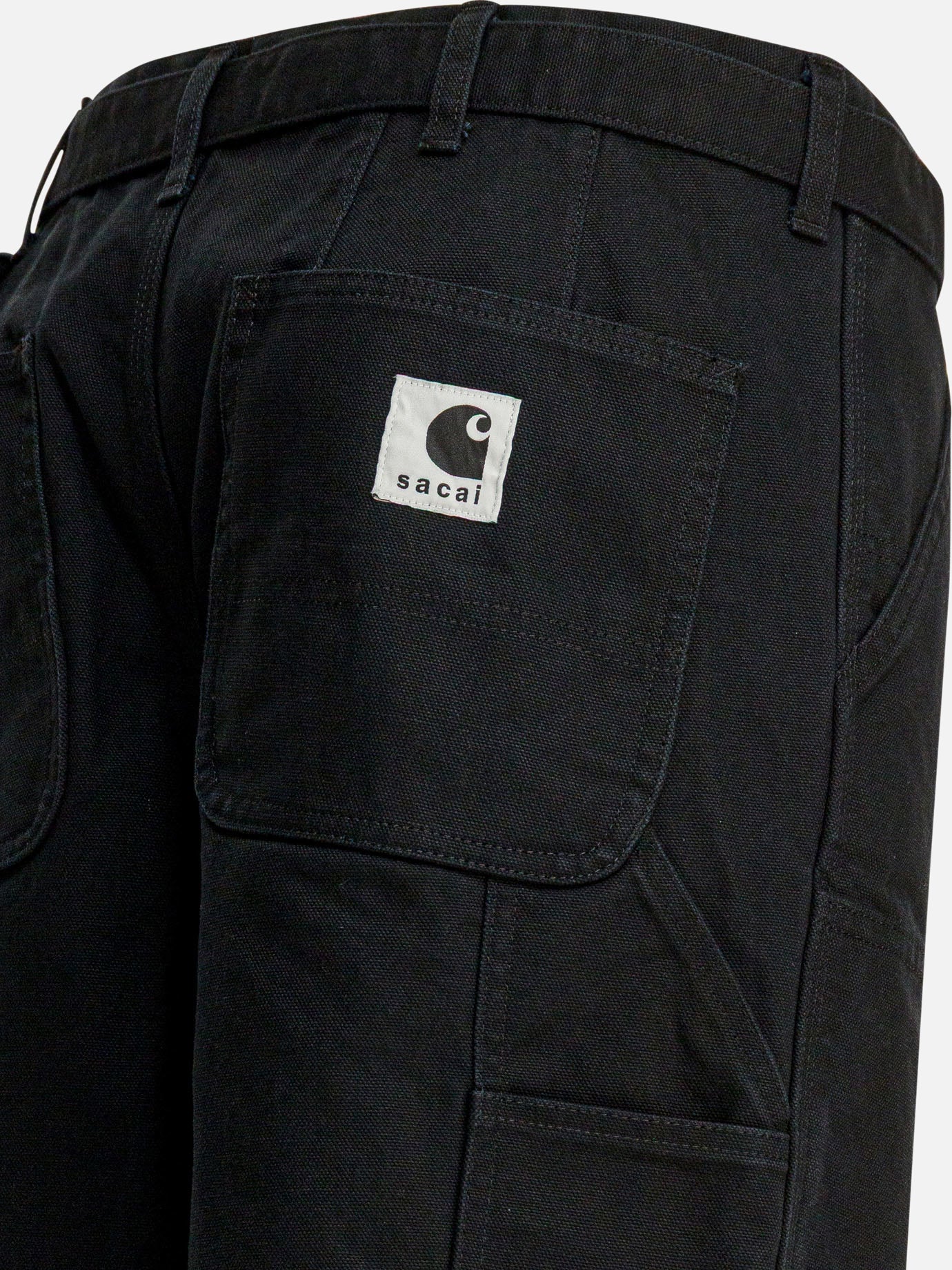 Pantaloni casual Logo  Nero - Sacai Uomo | PDP | VIETTI Online Store | thumbnail_4