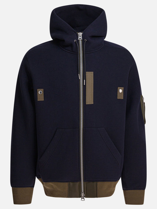 Sacai "Sponge" hoodie 15459183_2 Blue 1