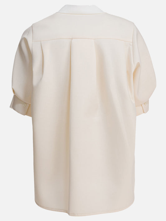 Sacai Maglione scollo a V 17107589_1 White 2