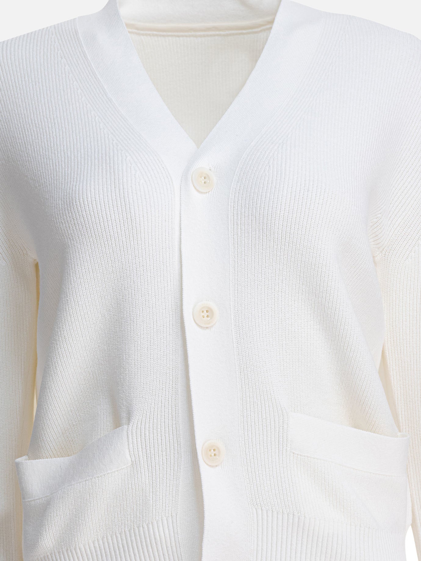 Cardigans Solid colour  White - Sacai Women | PDP | VIETTI Online Store | Zoom-Modal_3
