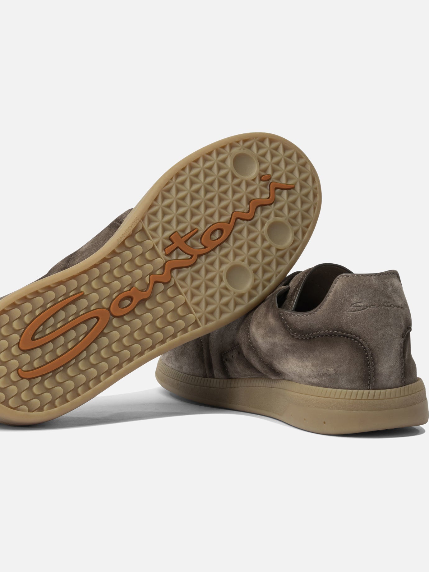 Sneaker basse 100% suede - 100% rubber  Marrone - Santoni Uomo | PDP | VIETTI Online Store | Zoom-Modal_5
