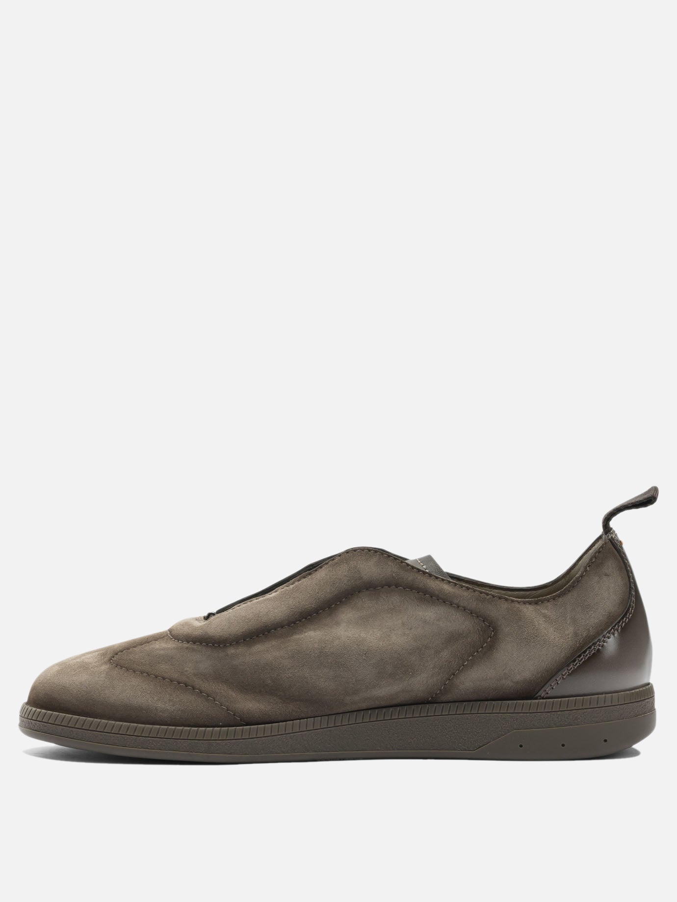 Sneaker basse 100% leather - 100% rubber  Beige - Santoni Uomo | PDP | VIETTI Online Store | thumbnail_3