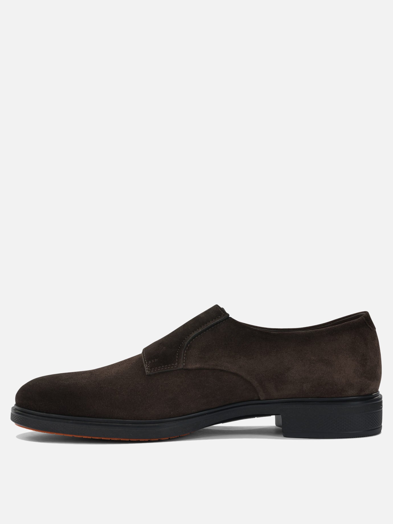Loafers 100% suede - 100% rubber  Brown - Santoni Men | PDP | VIETTI Online Store | Zoom-Modal_3

