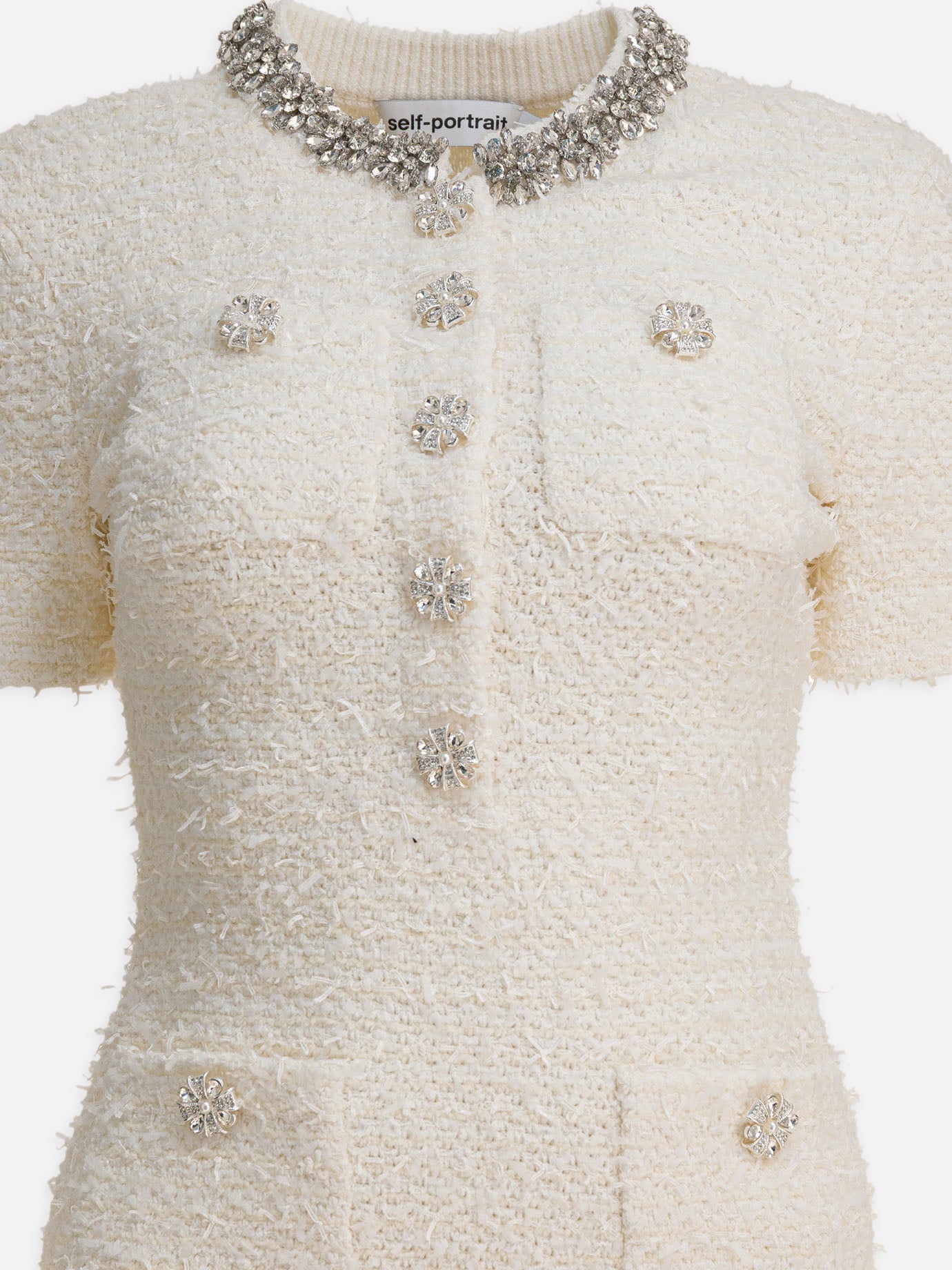 Abiti corti Solid colour  Beige - Self-portrait Donna | PDP | VIETTI Online Store | thumbnail_3