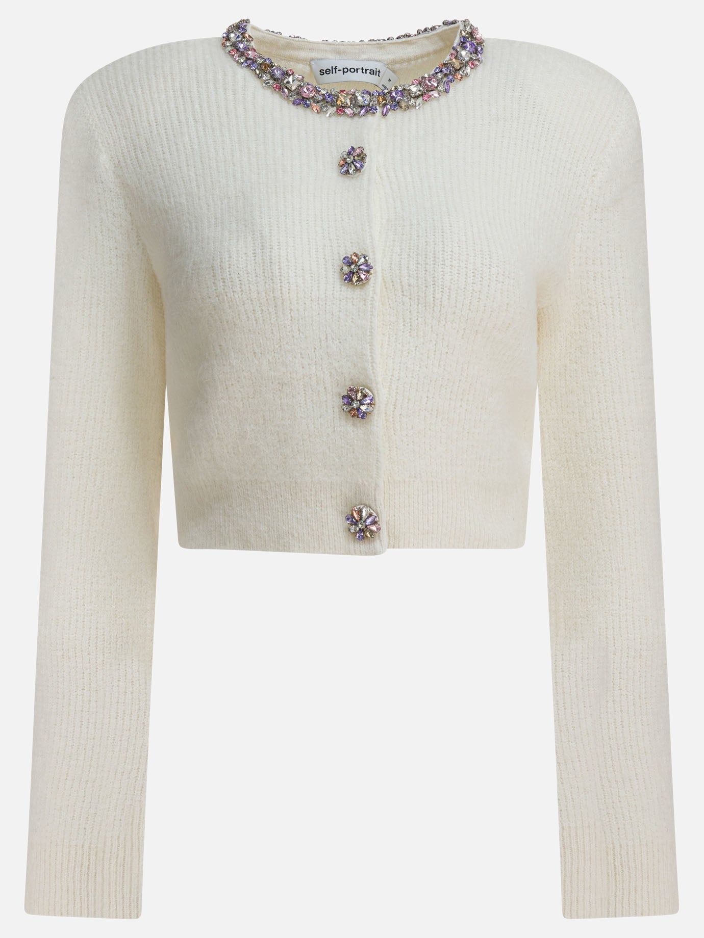 Cardigans Embellished  Beige - Self-portrait Women | PDP | VIETTI Online Store | Zoom-Modal
