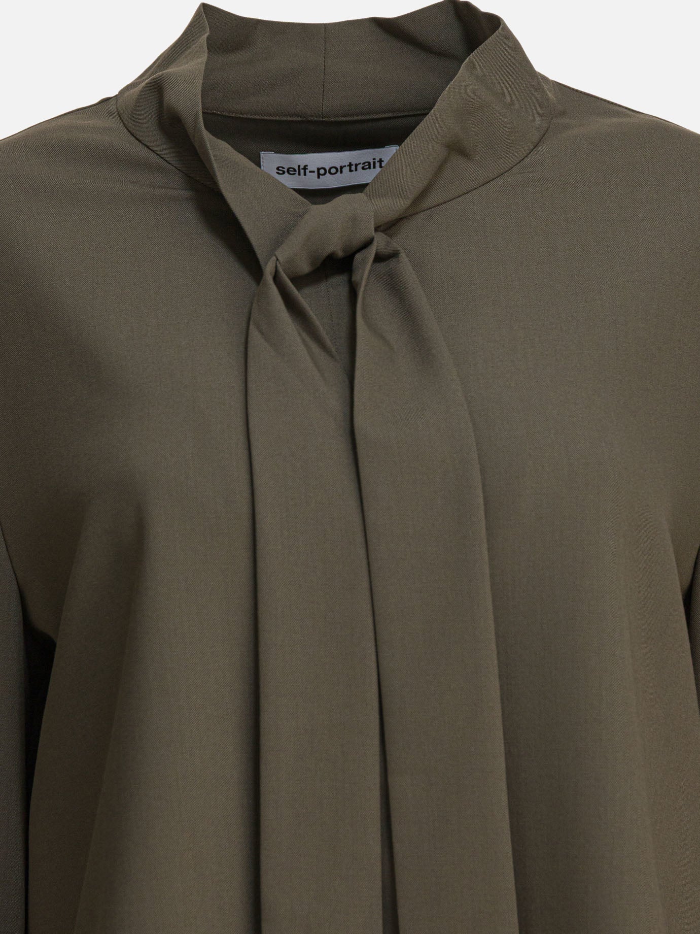 Bluse Solid colour  Verde - Self-portrait Donna | PDP | VIETTI Online Store | Zoom-Modal_3
