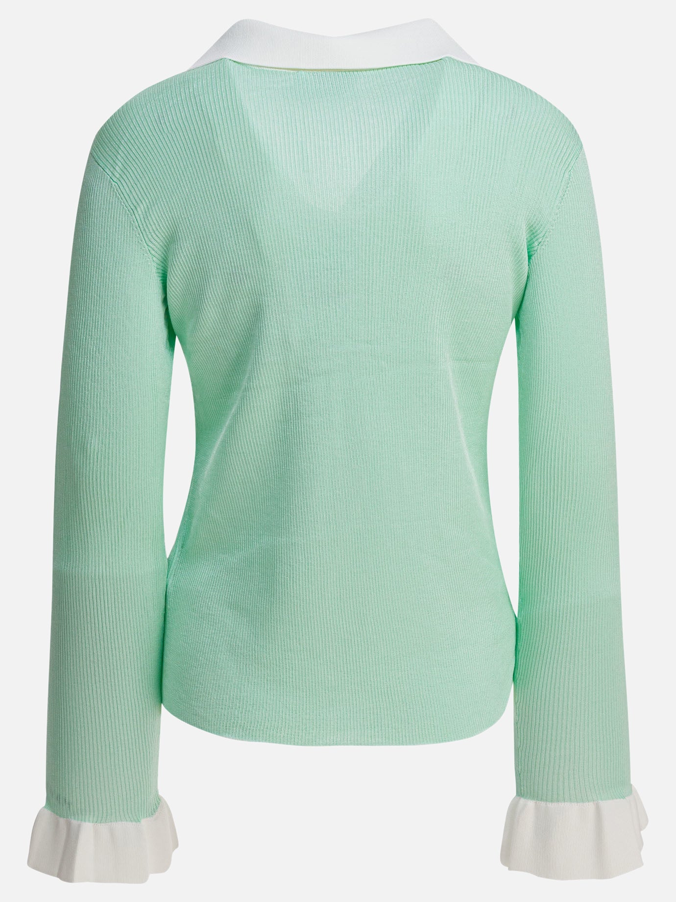 Casual tops Solid colour  Green - Self-portrait Women | PDP | VIETTI Online Store | thumbnail_2