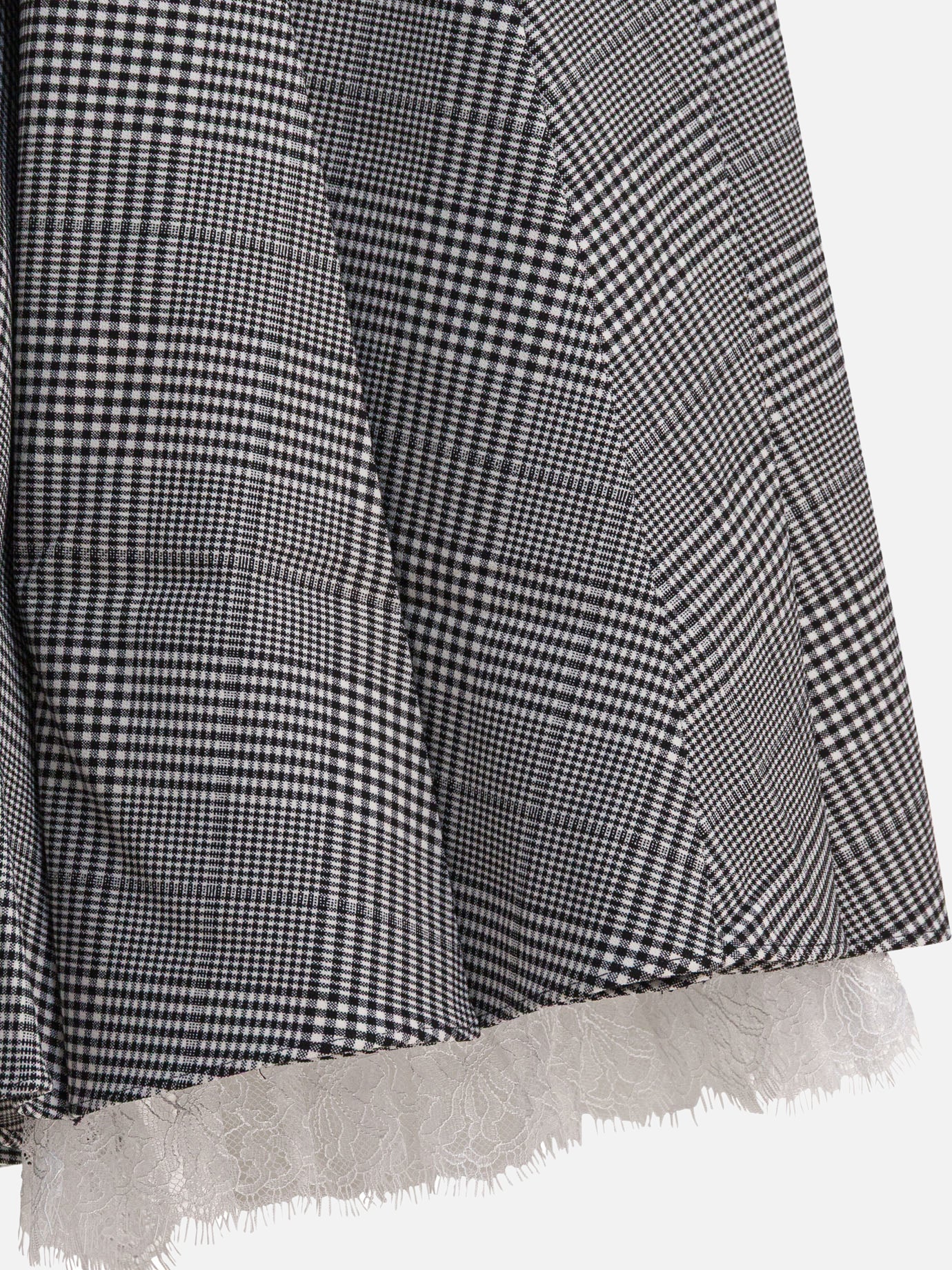 Miniskirts Prince of Wales  Grey - Self-portrait Women | PDP | VIETTI Online Store | thumbnail_4