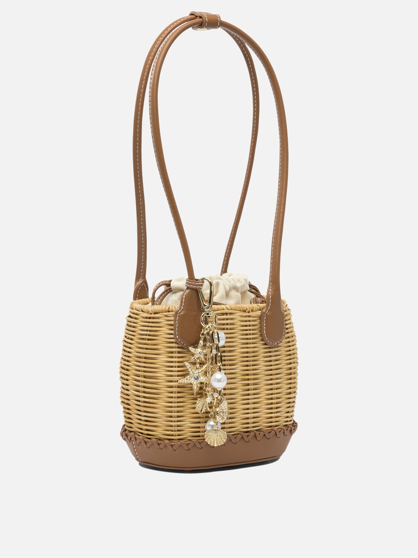 Borse mini 100% rattan  Marrone - Self-portrait Donna | PDP | VIETTI Online Store | Zoom-Modal_2

