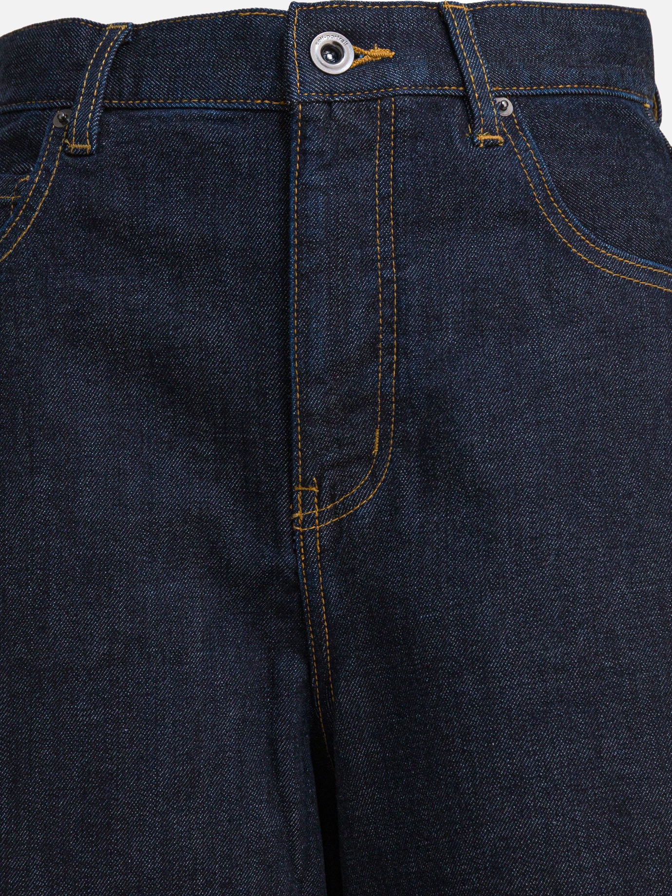 Wide-leg jeans Solid colour  Blue - Self-portrait Women | PDP | VIETTI Online Store | Zoom-Modal_3
