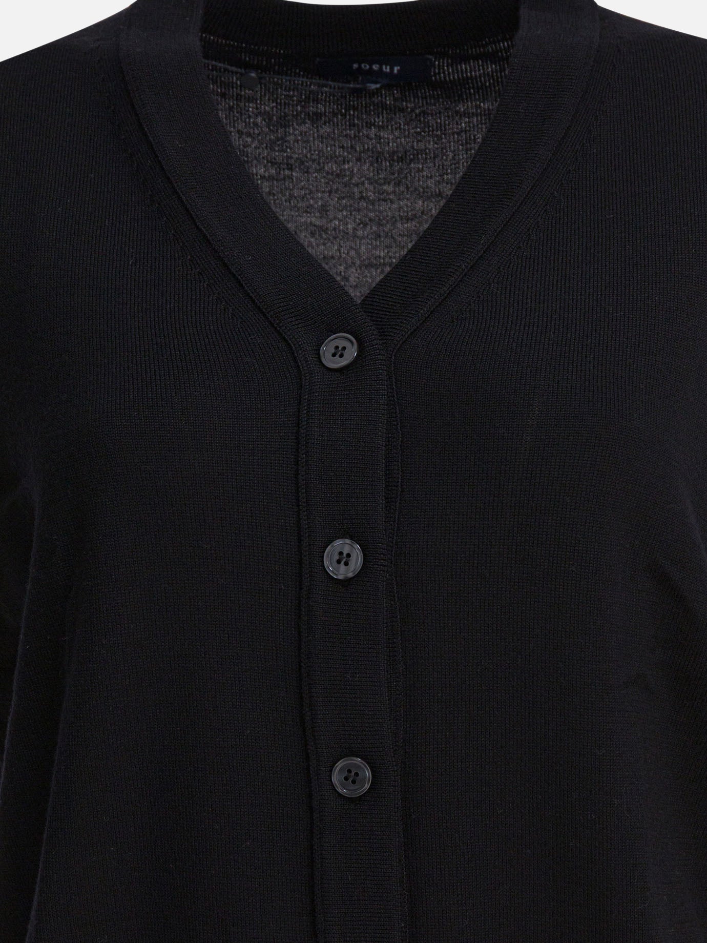 Cardigan Solid colour  Nero - Soeur Donna | PDP | VIETTI Online Store | thumbnail_3