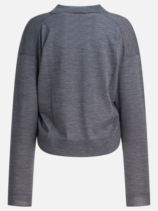 Maglioni scollo a V Solid colour  Grigio - Soeur Donna | PDP | VIETTI Online Store | 2
