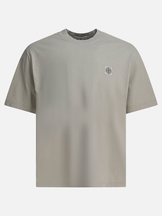 Crewneck t-shirts Logo  Green - Stone Island Men | PDP | VIETTI Online Store 
