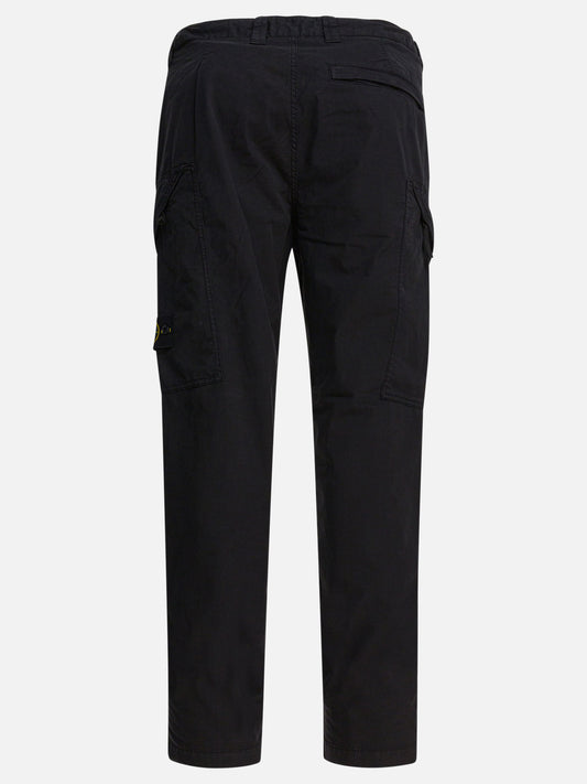 Cargo & parachute trousers Logo  Black - Stone Island Men | PDP | VIETTI Online Store | 2
