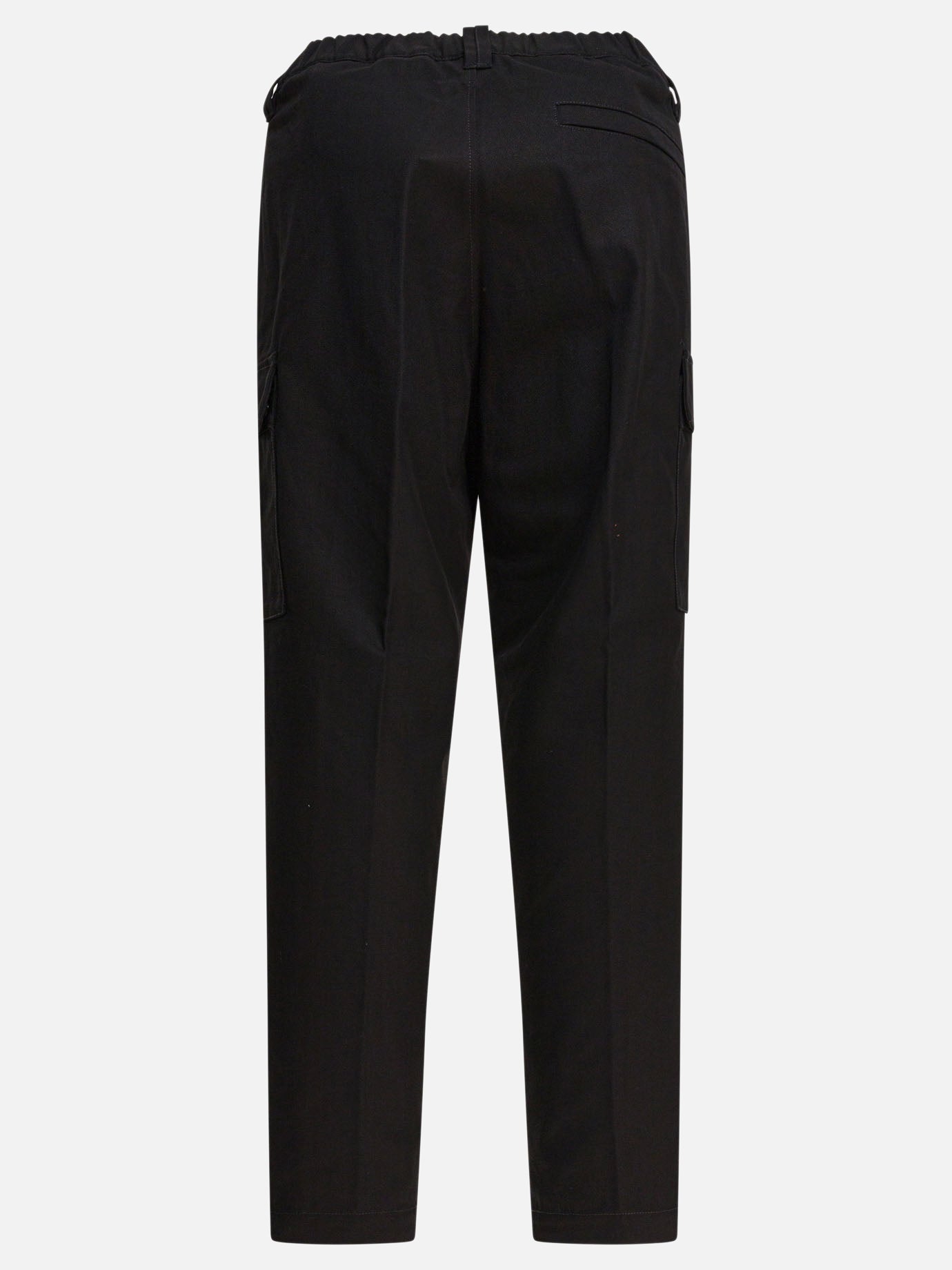 Pantaloni cargo & parachute Logo  Nero - Stone Island Uomo | PDP | VIETTI Online Store | thumbnail_2