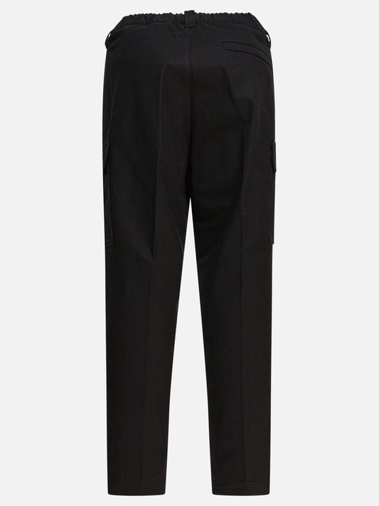 Cargo & parachute trousers Logo  Black - Stone Island Men | PDP | VIETTI Online Store | 2
