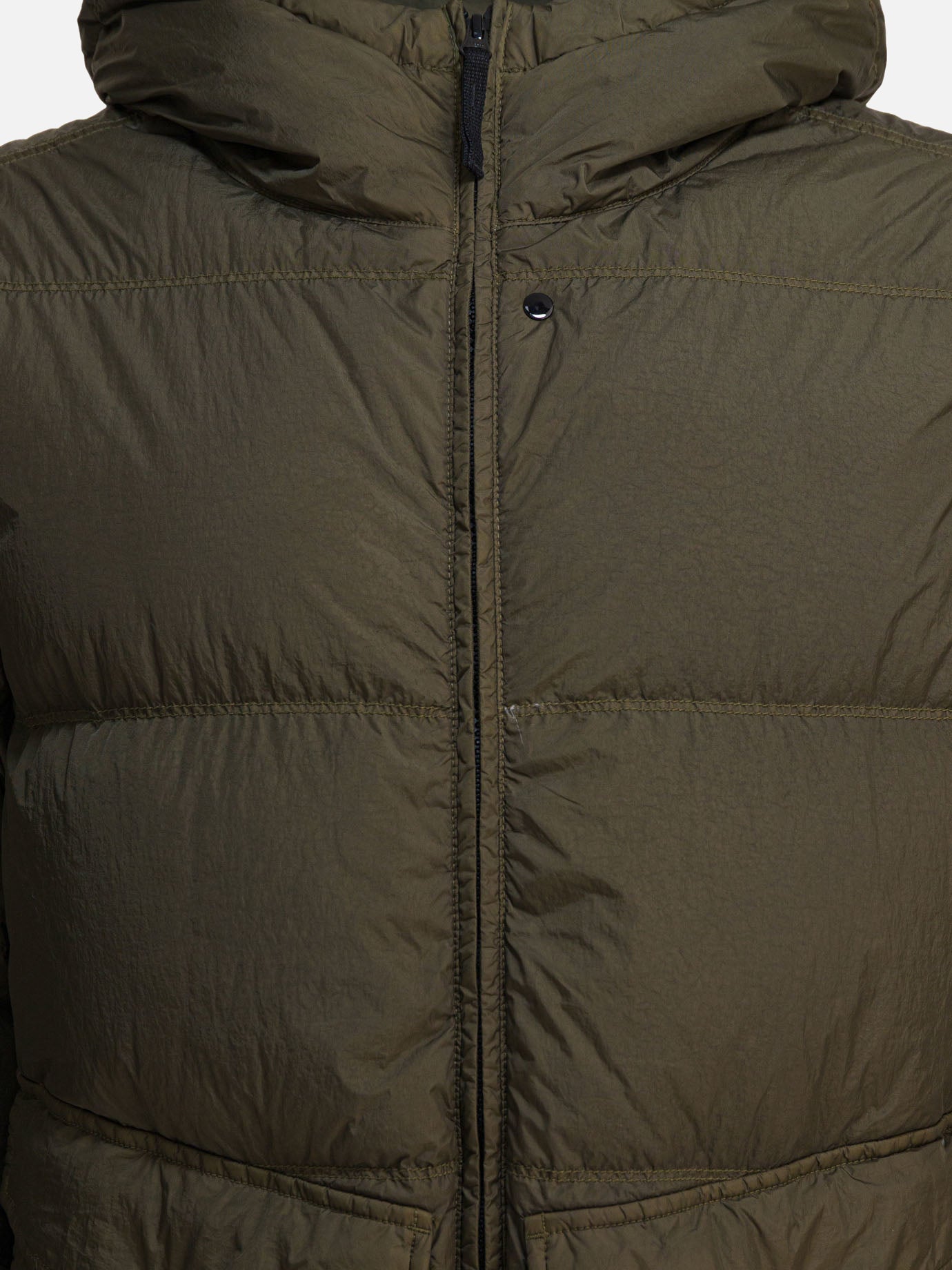 Piumini corti Logo  Verde - Stone Island Uomo | PDP | VIETTI Online Store | thumbnail_3