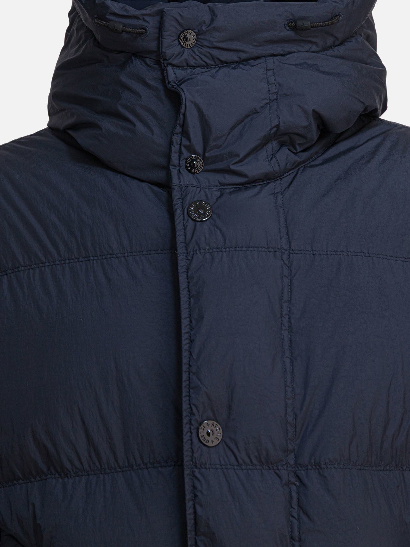 Piumini corti Solid colour  Blu - Stone Island Uomo | PDP | VIETTI Online Store | Zoom-Modal_4
