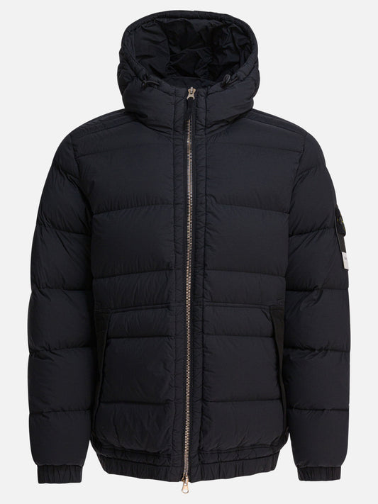 Down jackets Logo  Black - Stone Island Men | PLP | VIETTI Online Store 
