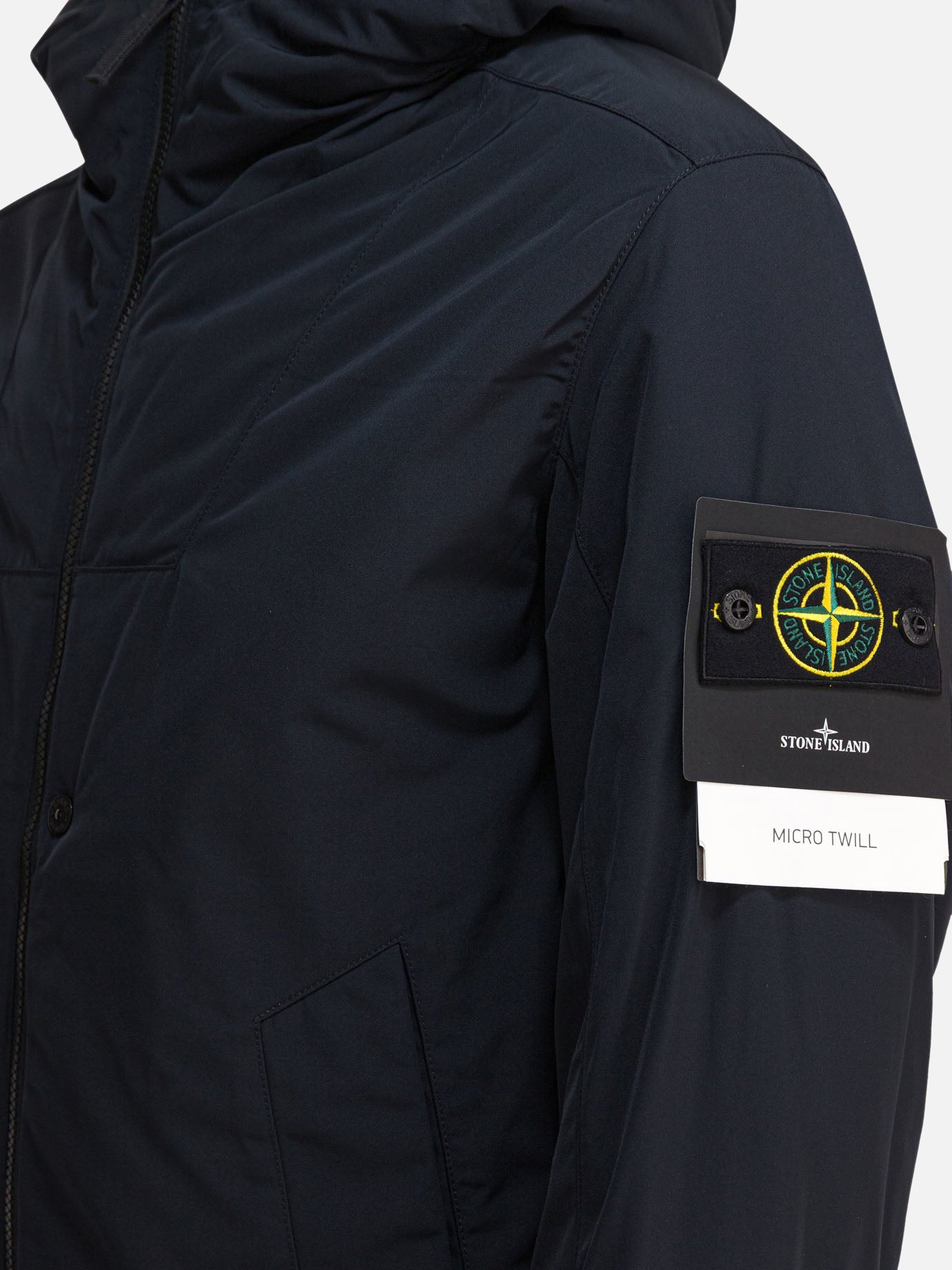 Stone Island Giacca impermeabile in micro twill 21805402_S Blue thumbnail_4