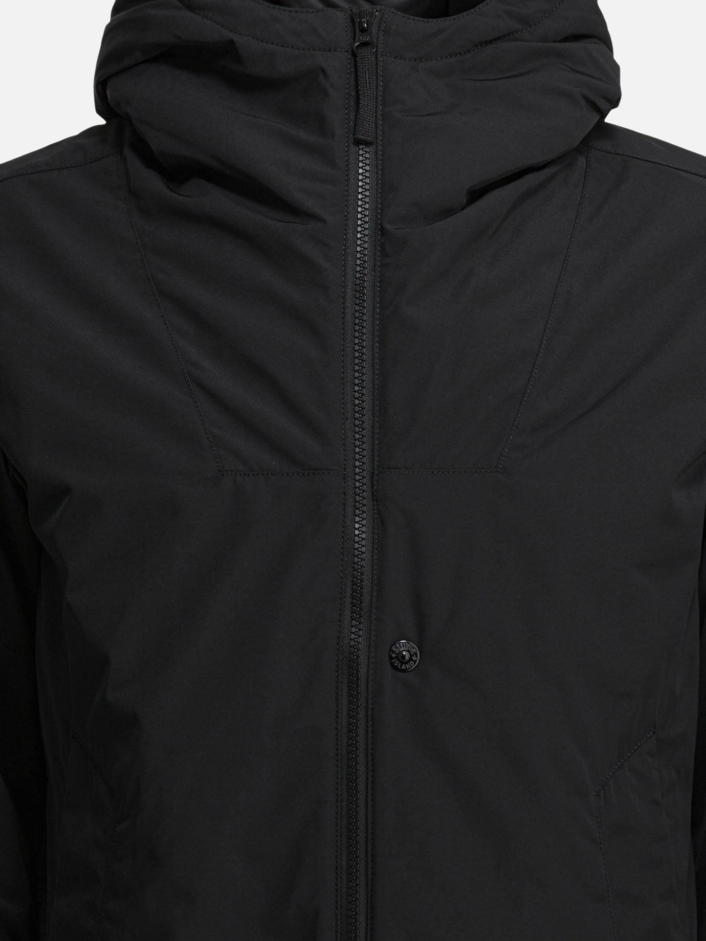 Stone Island Giacca impermeabile in micro twill 22017381_S Black thumbnail_3