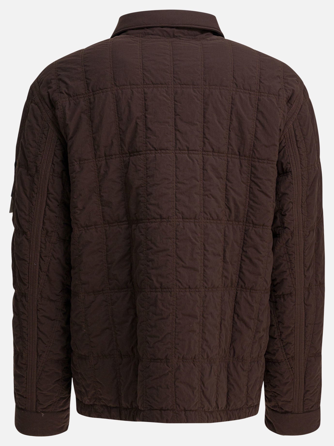 Cappotti corti Logo  Marrone - Stone Island Uomo | PDP | VIETTI Online Store | thumbnail_2