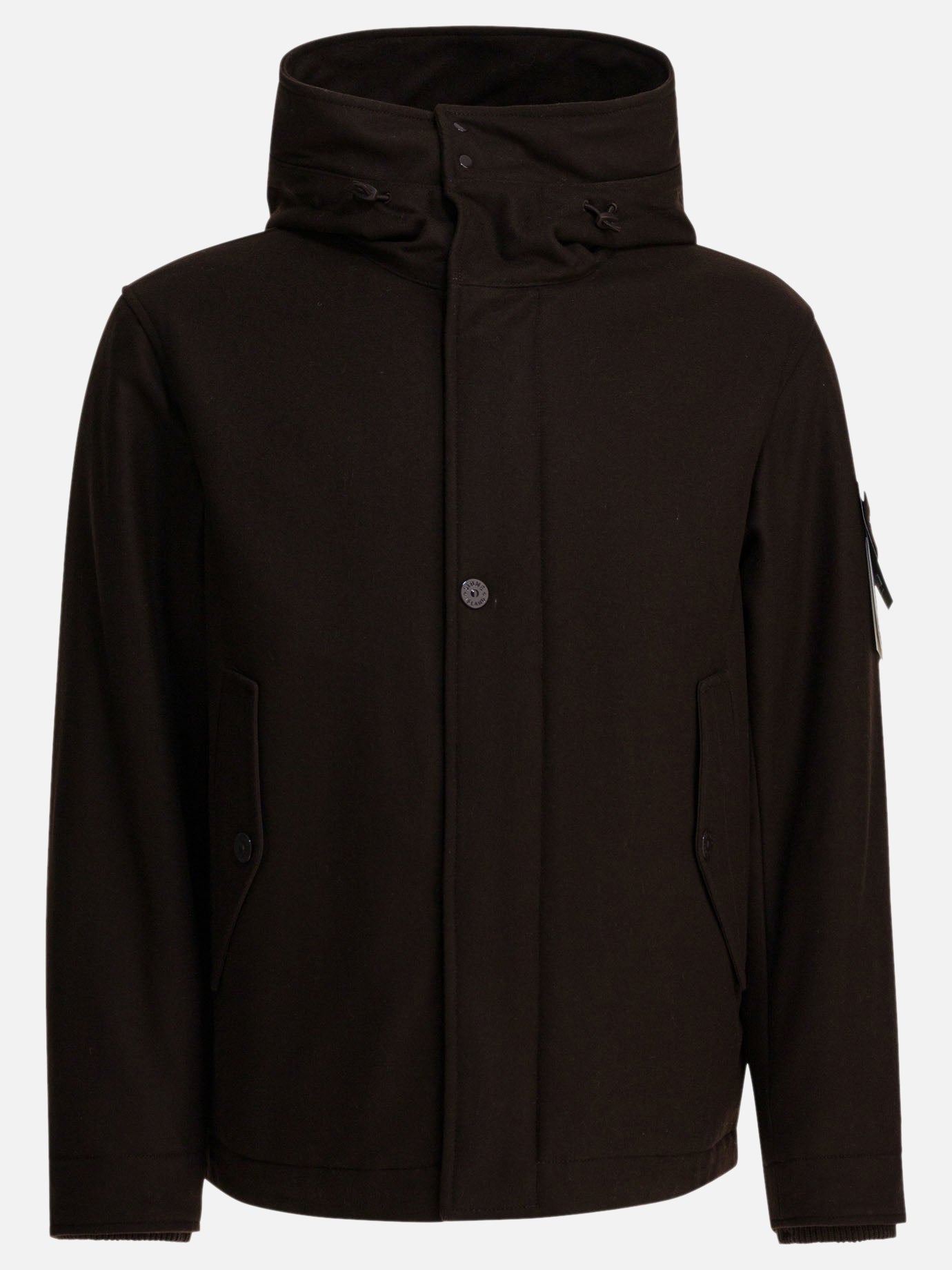 Parkas Logo  Brown - Stone Island Men | PDP | VIETTI Online Store | Zoom-Modal
