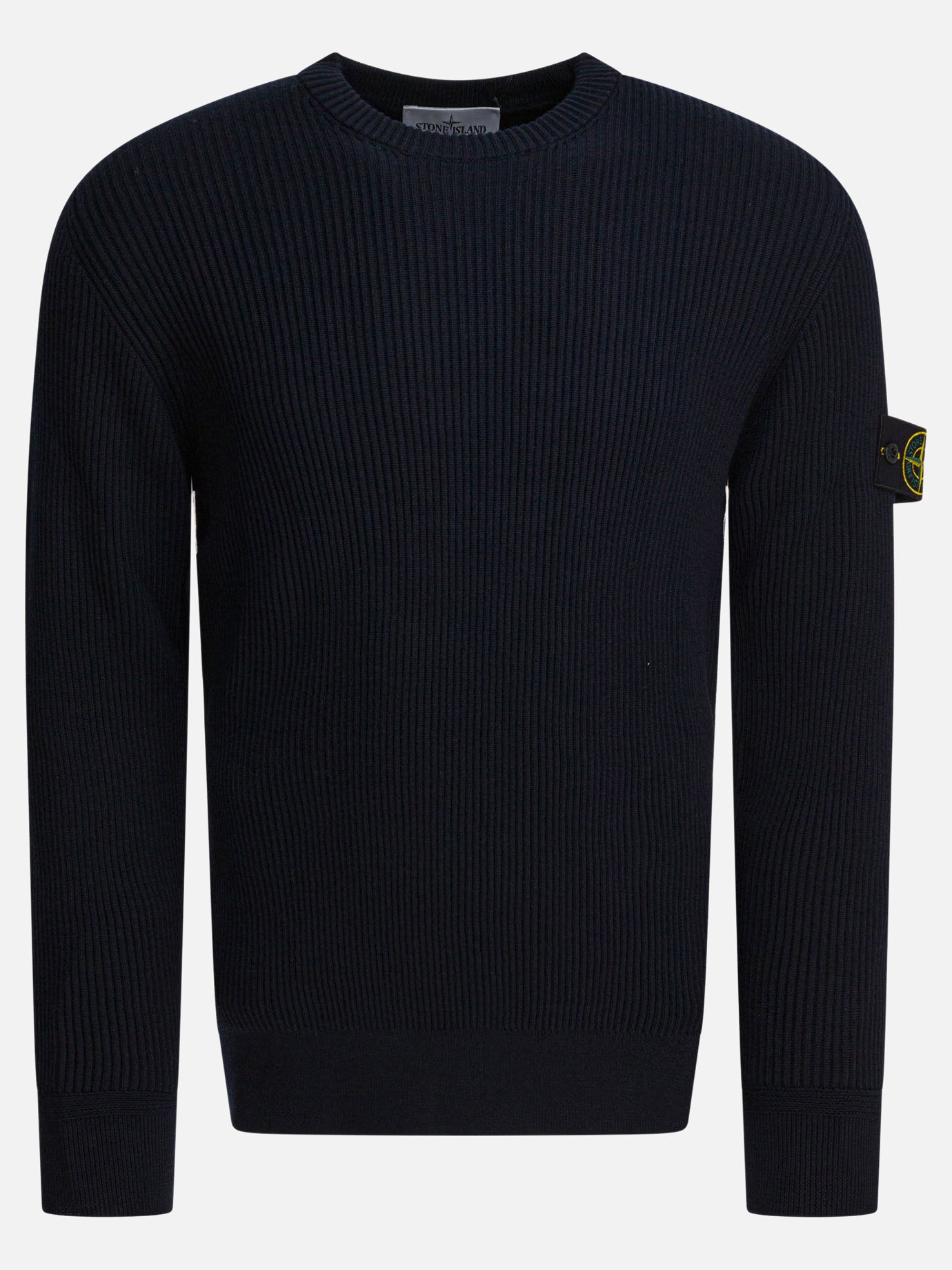 Maglioni girocollo Logo  Blu - Stone Island Uomo | PDP | VIETTI Online Store | Zoom-Modal
