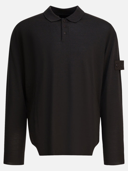Polo sweater Solid colour  Brown - Stone Island Men | PDP | VIETTI Online Store 
