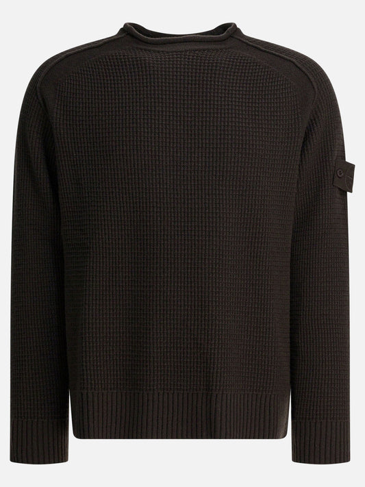 Crewneck sweaters Logo  Brown - Stone Island Men | PDP | VIETTI Online Store 
