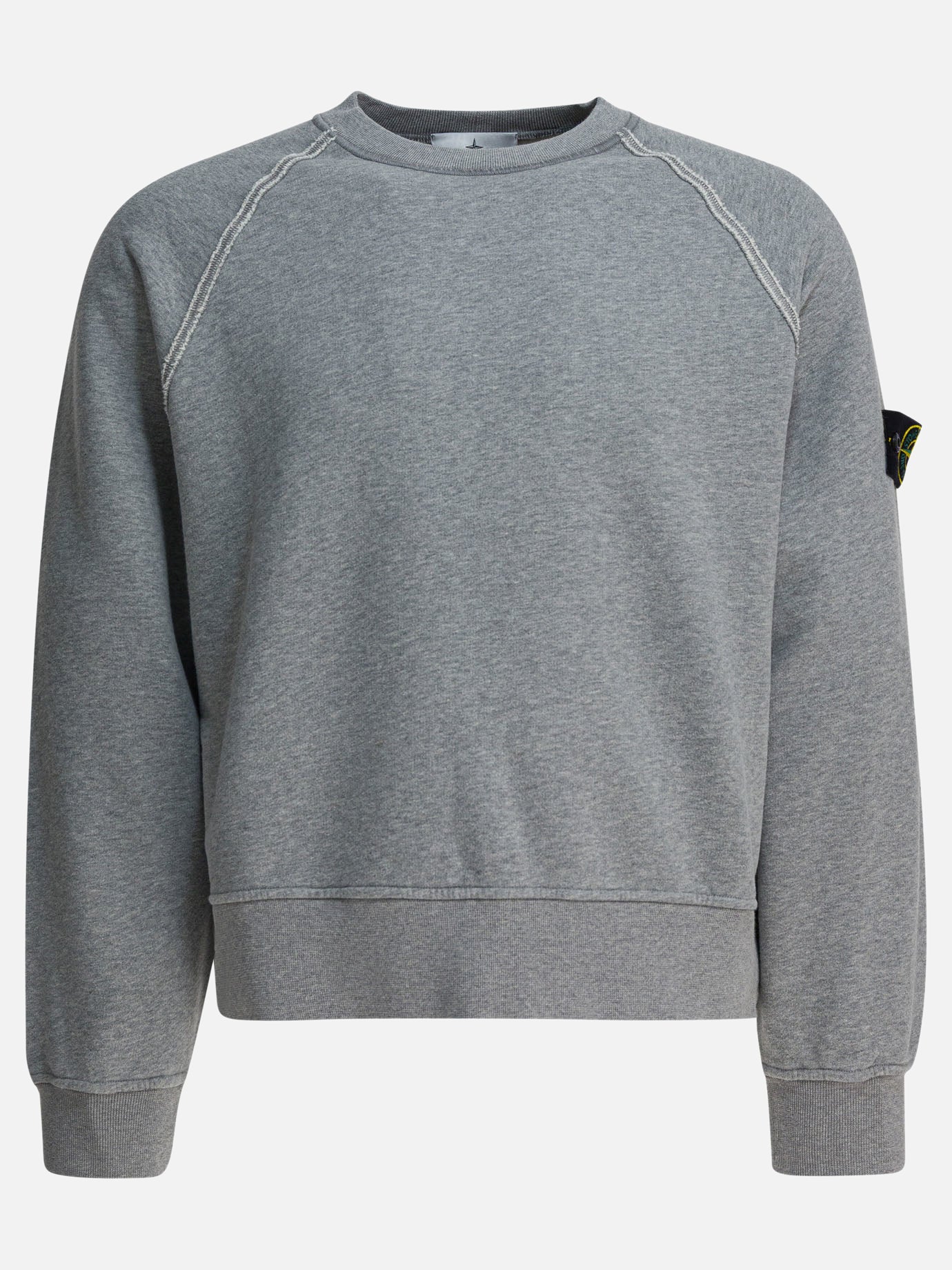 Crewnecks Logo  Grey - Stone Island Men | PDP | VIETTI Online Store | thumbnail